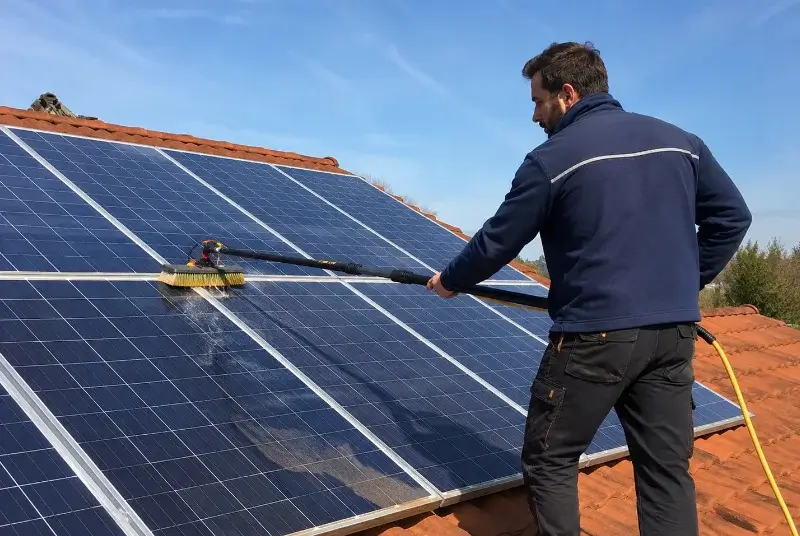 Nettoyage et entretien de panneaux solaires à Rieux